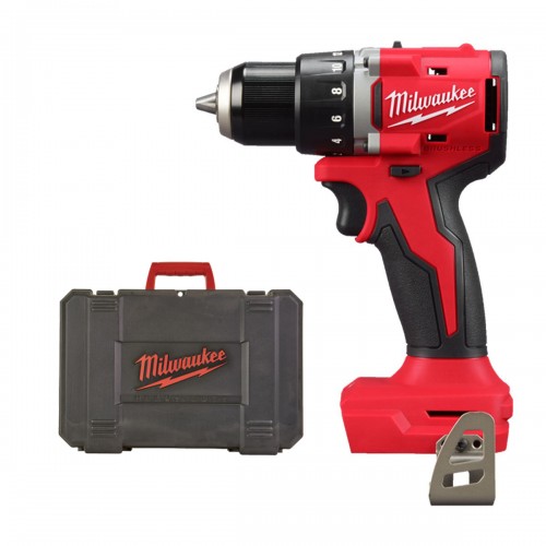 Perceuse visseuse compacte brushless M18 BLDDRC en coffret - Milwaukee M18 BLDDRC-0X (sans batterie, ni chargeur)