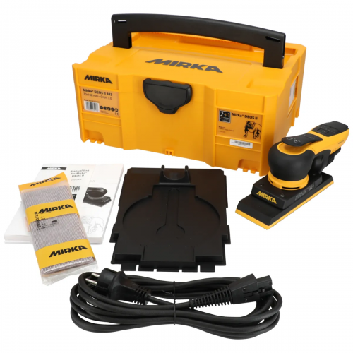 Ponceuse électrique rectangulaire MIRKA DEOS II 383CV 3,0 en coffret (MID3834044CA)
