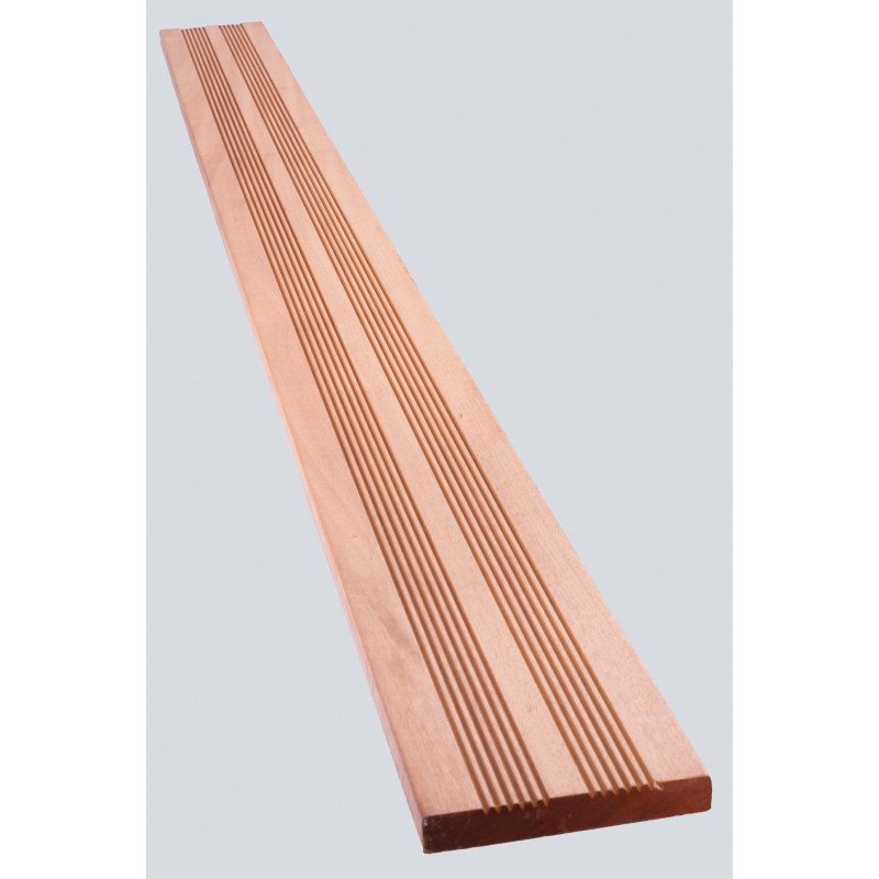 Lame bois classe 4 double face lisse et raynurée 2400 x 145 x 21 mm - MUIRACATIARA