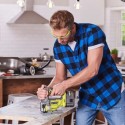 Pack de 3 outils Ryobi (perceuse, scie-sauteuse, meuleuse) avec 2 batteries, chargeur, sac - R18CK183C-252S