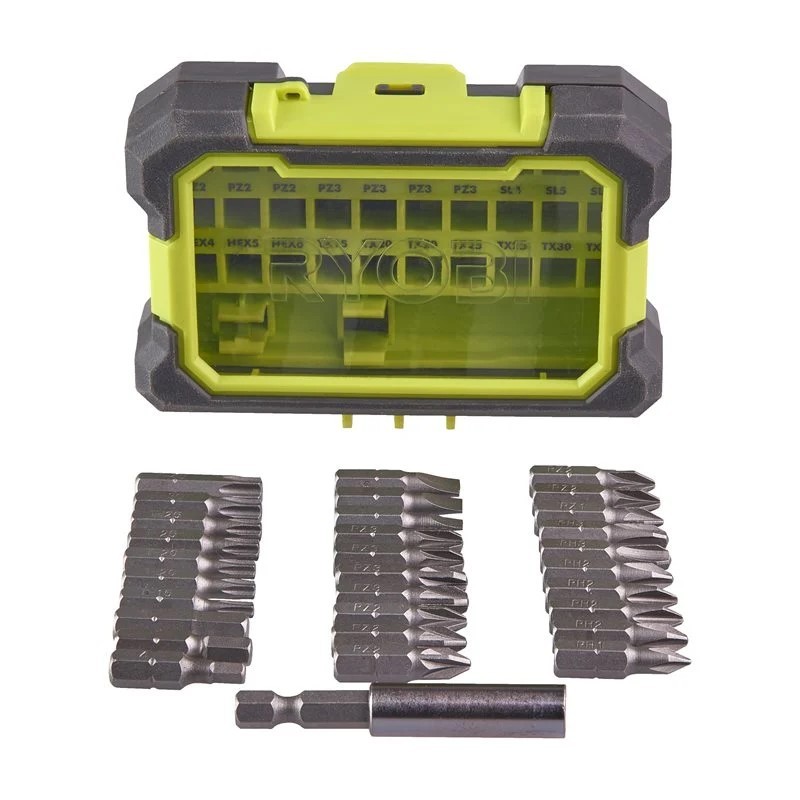 Coffret antichocs 31 accessoires de vissage mixtes - Ryobi RAK31MSD