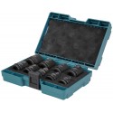 Coffrets 9 douilles 1/2" Impact Black - Makita E-16564