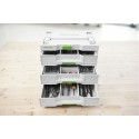 Sortainer Festool 3 tiroirs SYS3-SORT/3 M 337 (396 x 296 x 337 mm) - 577769