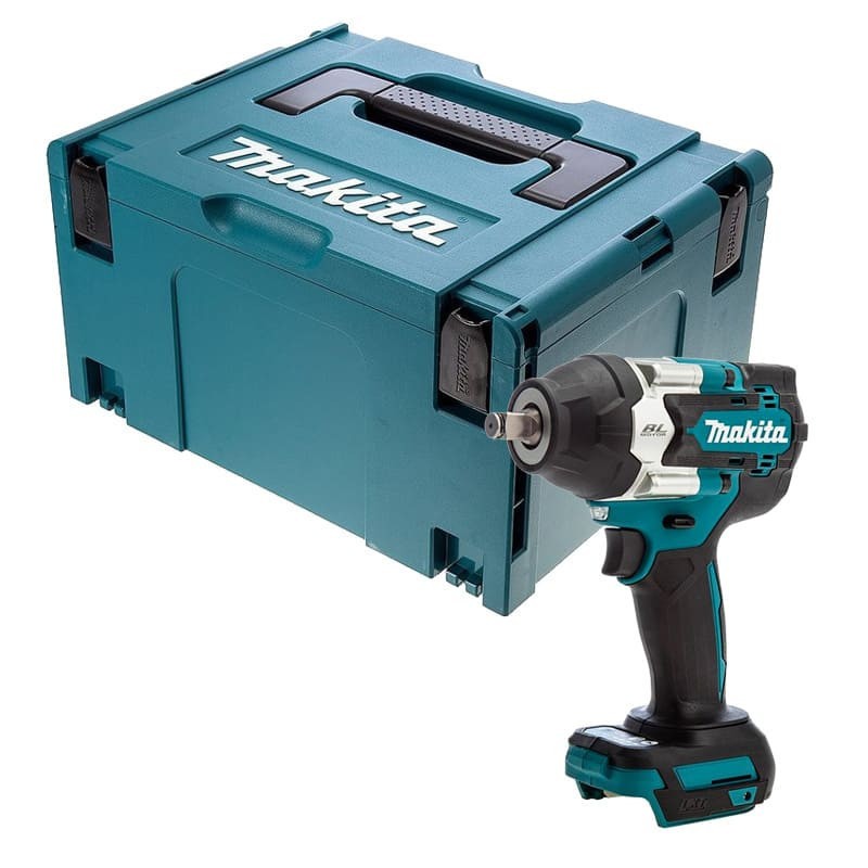 Boulonneuse à chocs LXT 18V 1/2" 700Nm Brushless en coffret - Makita DTW700ZJ