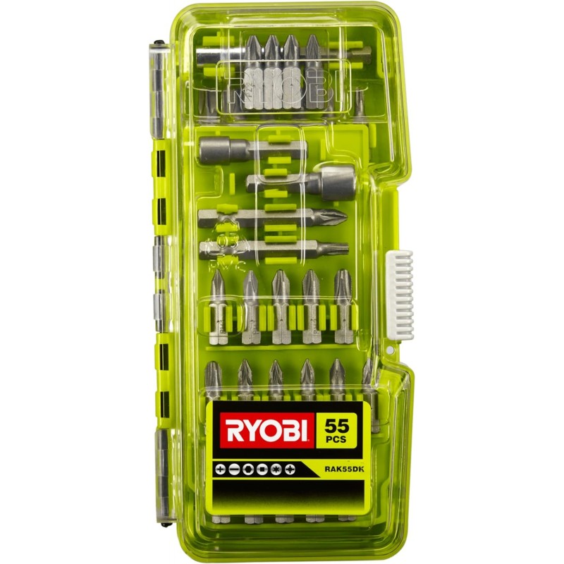 Coffret 55 accessoires de vissage-boulonnage - Ryobi RAK55DK