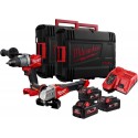 Pack 2 outils 18V Perceuse à percussion et Meuleuse angulaire 125mm Milwaukee M18 FPP2Y2-553X