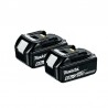 Pack 2 batteries Makstar 18V LXT Li-Ion 6,0 Ah BL1860B - MAKITA (197293-4)
