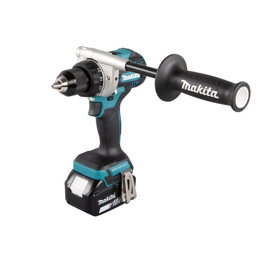 Lot de 3 machines 18V Li-Ion avec 3 batteries 5Ah et chargeur rapide, 2 coffrets Makpac - Makita DLX3157TJ