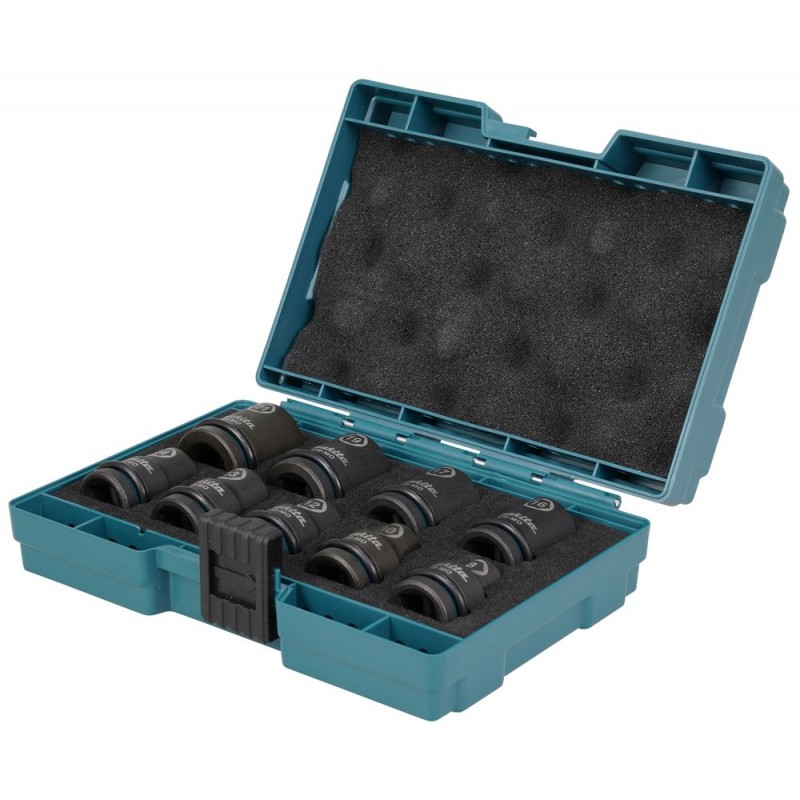 Coffret de 9 douilles pour boulonneuses a choc 1/2'' Makita IMPACT BLACK (E-16570)