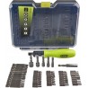 Coffret 59 accessoires vissage-boulonnage avec tournevis à cliquet - Ryobi RAK59SD