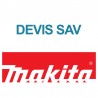 Réglage devis Makita