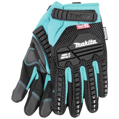 Gants de protection anti-chocs taille L (9), compatibles écran tactile - Makita P-84470