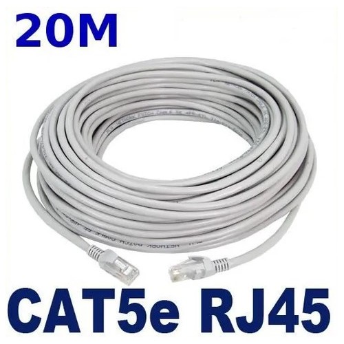 Cordon ethernet 20m RJ45  M/M- FRANELEC INFCE-20SC