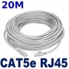 Cordon ethernet 20m RJ45  M/M- FRANELEC INFCE-20SC