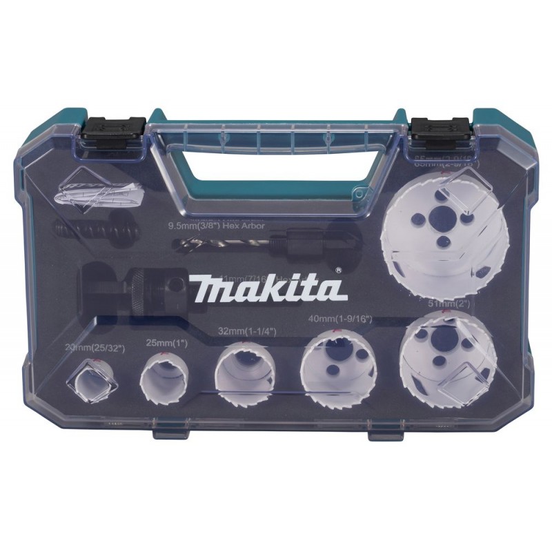 Coffret 6 scies cloches Bi-Métal Makita D-47139