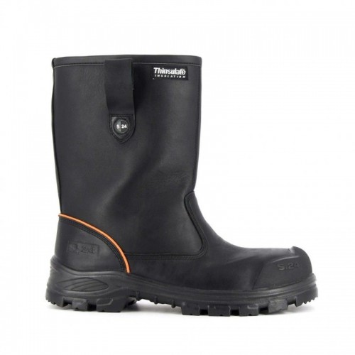 Bottes de Sécurité S24 Hercule S3 en cuir Taille 42 - bottes de chantier en déstockage