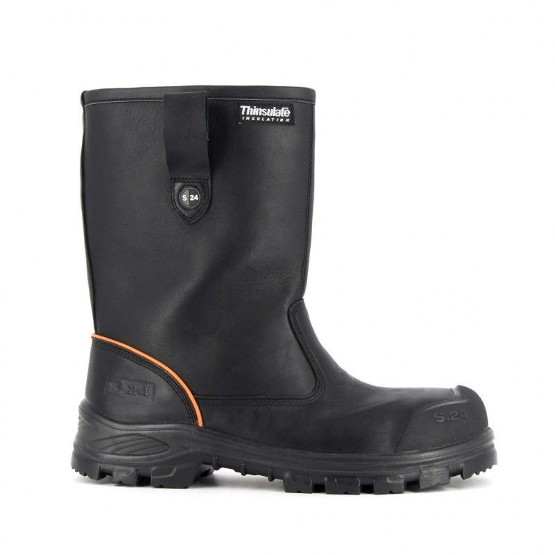 Bottes de Sécurité S24 Hercule S3 en cuir Taille 46 - bottes de chantier