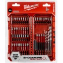 Set embouts et forets SHOCKWAVE IMPACT DUTY 48 pièces - Milwaukee 4932492005
