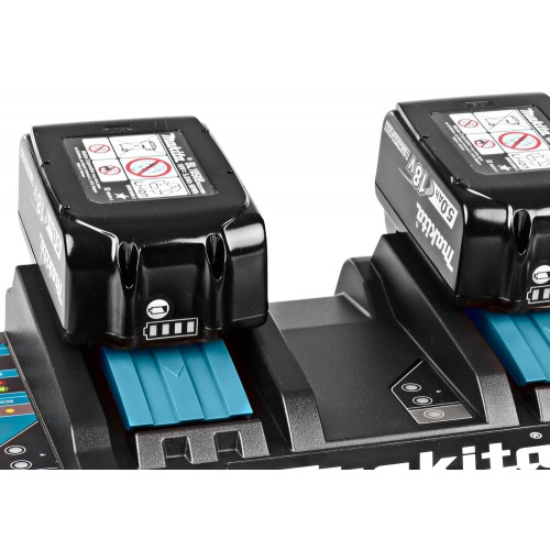 Chargeur rapide 2 batteries Makstar Li-Ion 14,4 à 18 V - Makita DC18RD