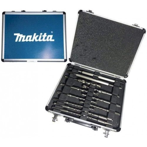 Coffret 11 forets et 2 outils de burinage SDS-PLUS - Makita D-42400