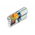 Cylindre haute sécurité Abus EC-S 30x40mm Nickele Mat Varie, 5 clés, débrayable
