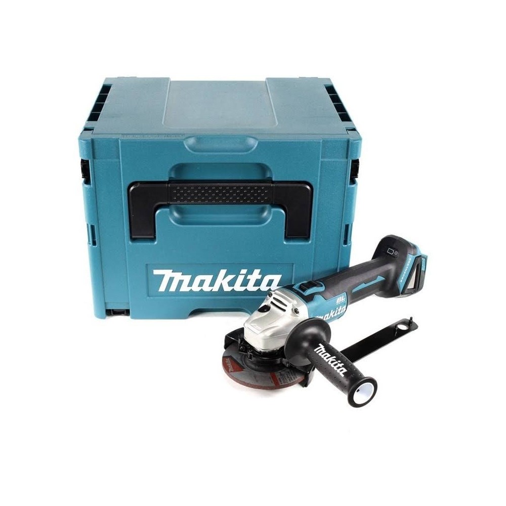 Makita DGA521ZX1 ' Meuleuse d''angle X-Lock 125mm avec interrupteur de  maintien 18V hors batteries et chargeur en boîte
