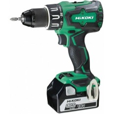 Perceuse visseuse a percussion HITACHI - HIKOKI 18V 5.0Ah - 2 Batteries, chargeur en coffret - DV18DBSLWJZ