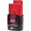 Batterie Red Lithium 2.0 A.h Milwaukee M12 B2