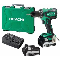 Perceuse - Visseuse Brushless 18V 5Ah Li-ion Hitachi-Hikoki - 2 batteries 5Ah, chargeur, en coffret - DS18DBSL