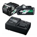 Kit 2 Batteries 36V Multi Volt  BSL36A18 + 1 Chargeur rapide UC18YSL3W0Z Hitachi-Hikoki