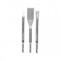Lot de 3 burins long life SDS-plus BOSCH PRO 2607019159