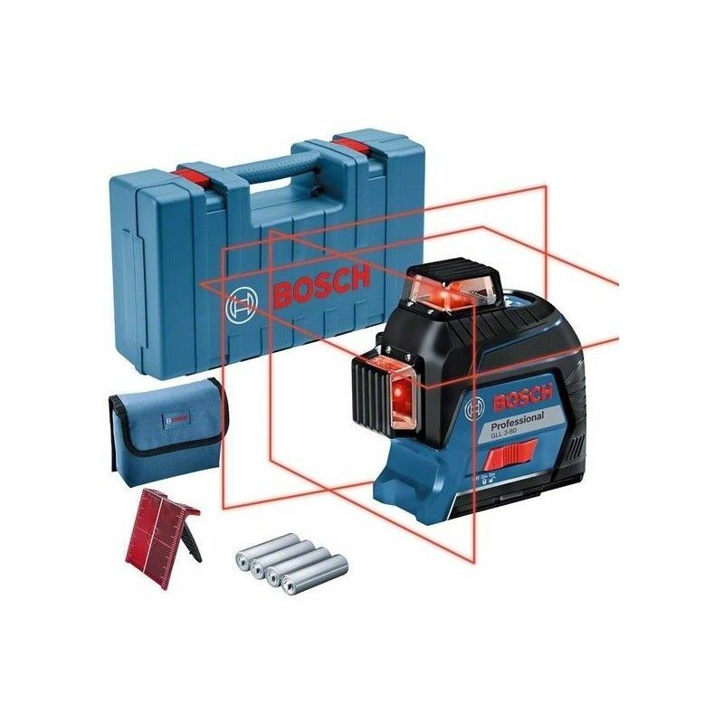 Laser lignes GLL 3-80 Bosch Professional (version piles) - 0601063S00