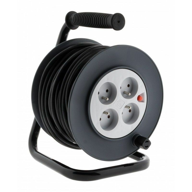 Enrouleur câble électrique 40 mètres 3G1.5MM2 HO5VVF Outils Pro