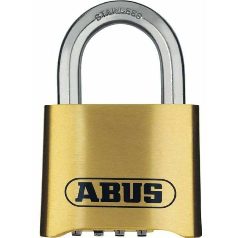 Cadenas a combinaison anse inox 180ib et boiter laiton Abus 180IB/50C/F