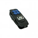 Console multiprises avec protection différentielle 30mA IP44 4 prises 2P+T 16A/230V~ à clapets 5m H07RN-F 3G2,5