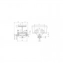 Combiné chariot / griffe porte palan 1000 Kg CTP 1-A CMCO