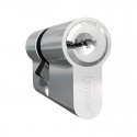 Cylindre à clé réversible T6 double entrée 40 x 40 mm varié Dom Metalux