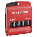 Boite de 10 embouts 50 mm (PH, PZ, 6 pans) Facom E.611PB