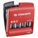 Boite de 10 embouts 50 mm (PH, PZ, 6 pans) Facom E.611PB