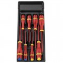 Module de 8 tournevis Protwist isolés 1000 V FACOM - MOD.A1VEPB