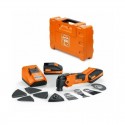 Decoupeur ponceur FEIN MultiMaster 18V AFMM18 QSL avec 2 batteries 2.5Ah, chargeur, coffret  - 71292261000