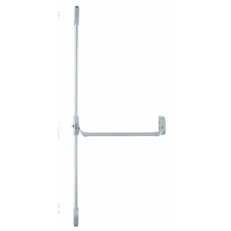 Fermeture antipanique 2 points CF ISEO IDEA BAR Argent