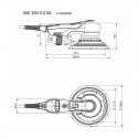 Ponceuse excentrique 150mm brushless METABO SXE 150-5.0 BL (615050000)