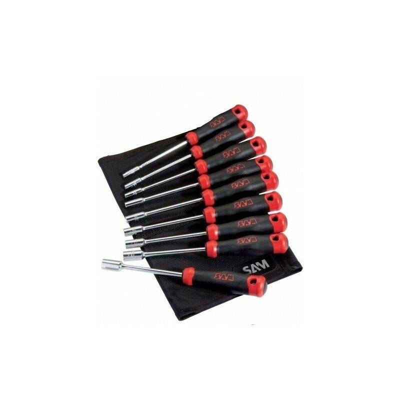 Trousse de 9 clés à douilles emmanchées S1 SAM OUTILLAGE 292P-J9
