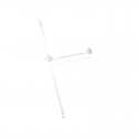 Fermeture antipanique BAR ONE 3 points haut / bas coupe feu 910 mm blanche