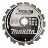 Lames carbures ''Specialized'' construction (FERMACELL), pour scies circulaires - MAKITA – B-13699