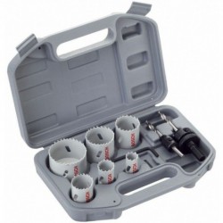 Coffret 6 trépans HSS Vissée Bimetal d.20 a 68 - BOSCH