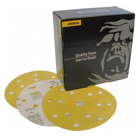 Disques abrasifs GOLD Ø 150 mm 15 trous grain en céramique