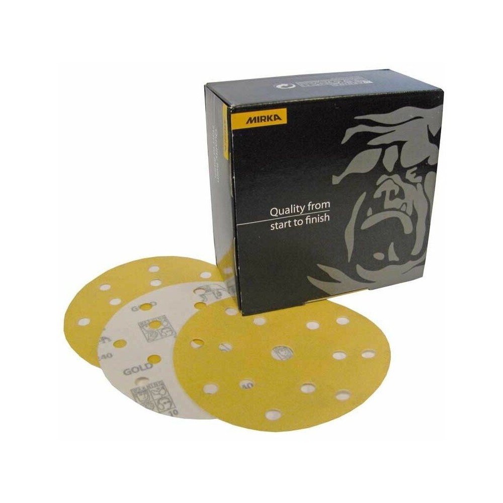 Disques abrasifs Yellow Film, Ø 150 mm, P800 à P1500 - DIPON Schweiz