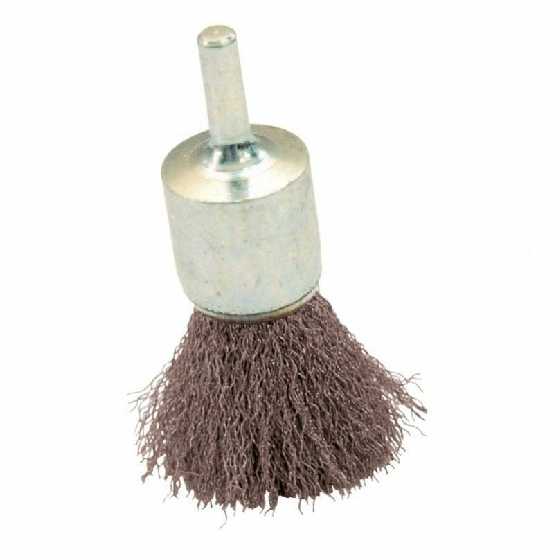 BROSSE PINCEAU D.24 / TIGE DE 6x17 FIL 0.30 acier ondulé